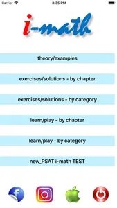 PSAT math interactive book screenshot 0