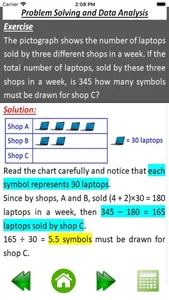 PSAT math interactive book screenshot 3