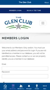 The Glen Club Member App screenshot 1