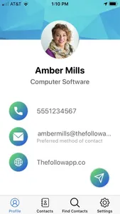 Follow App - Networking screenshot 1