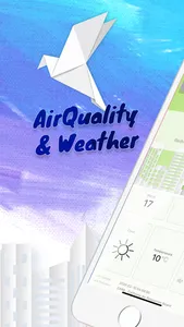 AQ+ AirQuality & Weather Chat screenshot 0