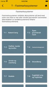 Natur i Norge guide screenshot 2