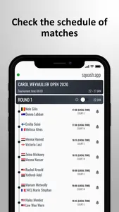 Squash Live Score screenshot 1