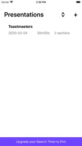 Speaker Presentation Timer screenshot 0