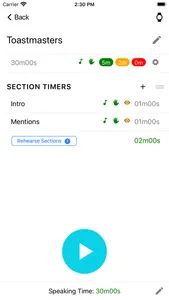 Speaker Presentation Timer screenshot 1