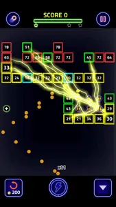 Brick Breaker Glow screenshot 1