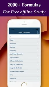 Math Formulas Study screenshot 0