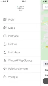 Evity electric taxi screenshot 2