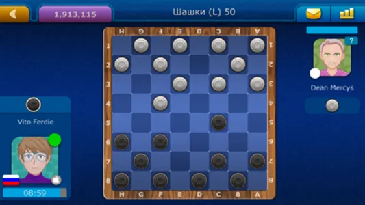 Online Checkers LiveGames screenshot 3