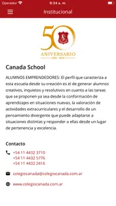 Canada School Argentina screenshot 3