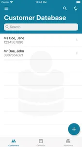Customer Database screenshot 0