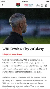 Cork City FC screenshot 1