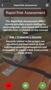 USFS Risk Calculator screenshot 2