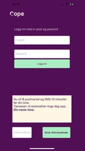 Cope - psykologtime og drop-in screenshot 1