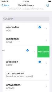 Dutch Verb Blitz screenshot 1