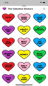 The Valentine Stickers screenshot 1