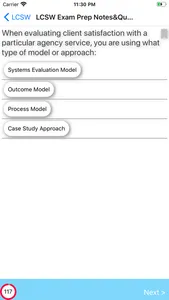 LCSW Exam Prep 2000 Flashcards screenshot 3