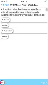 LCSW Exam Prep 2000 Flashcards screenshot 4