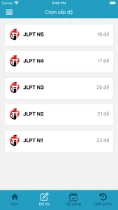 Đề Thi JLPT screenshot 1