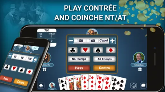 Blot - Belote Coinche Online screenshot 1