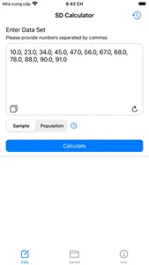 Standard Deviation Calc - SD screenshot 0