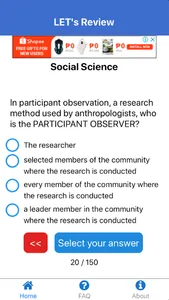 LET's Review Social Science screenshot 1