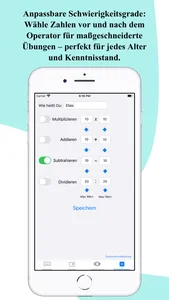 Rechentrainer screenshot 1
