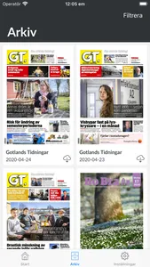 E-tidning GT screenshot 1