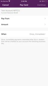 MFFCU Credit Card App screenshot 4