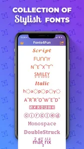 Fonts4Fun screenshot 1