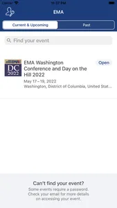 EMA Washington Conference screenshot 1