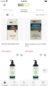 Biofizz Online Store screenshot 1