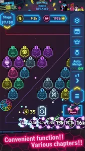 Neon Merge Defense screenshot 7