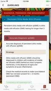 Otitis Media Guidelines screenshot 5