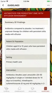 Otitis Media Guidelines screenshot 6