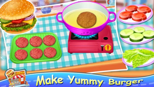 Pizza Burger - Cooking Games screenshot 1