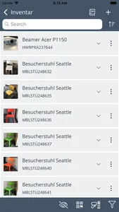 VitriApp-Inventar screenshot 1