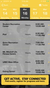 App State UREC screenshot 1