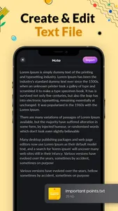 File manager - Document Editor screenshot 5