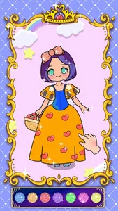 Princess coloring book drawing screenshot 3