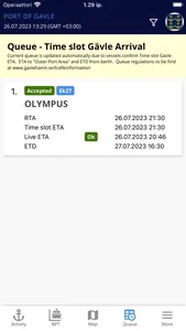 Port Activity App screenshot 4