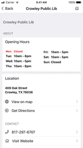 Crowley Public Library screenshot 5