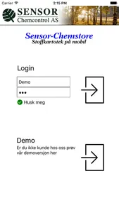 Sensor Chemstore screenshot 0