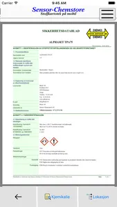 Sensor Chemstore screenshot 6