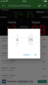 Scoreboard Waterpolo screenshot 2