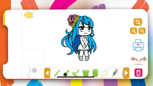 Gasha Coloring Book Chibi screenshot 1