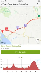 SNP Natuurreizen - Route app screenshot 2