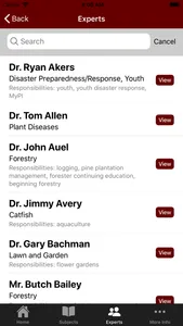 MSU-E Experts Directory screenshot 2