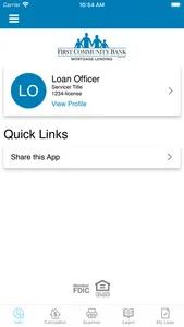 MyFCB Mobile Mortgage screenshot 0