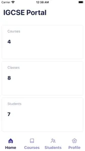 IGCSE Portal screenshot 1